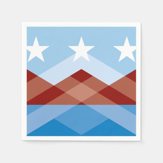 Flagge von Peoria, Arizona Serviette (Vorderseite)