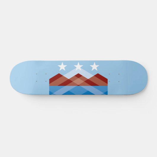 Flagge von Peoria, Arizona Skateboard (Horizontal)