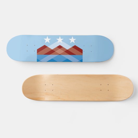 Flagge von Peoria, Arizona Skateboard (Horizontal)