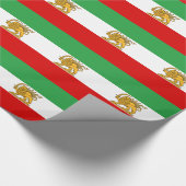 Flagge von Persien/von Iran (1964-1980) Geschenkpapier (Ecke)
