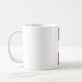 Flagge von Persien/von Iran (1964-1980) Kaffeetasse (Links)