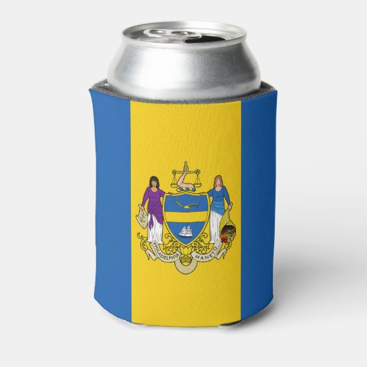 Flagge von Philadelphia, Pennsylvania Can Cooler Dosenkühler (Kanne Rückseite)