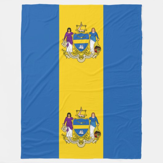 Flagge von Philadelphia, Pennsylvania Fleecedecke (Vorderseite)