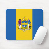 Flagge von Philadelphia, Pennsylvania Mousepad (Mit Mouse)
