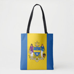 Flagge von Philadelphia, Pennsylvania Tragetasche Tasche