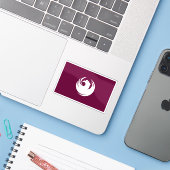 Flagge von Phoenix, Arizona Aufkleber (Laptop mit iPhone)