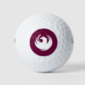 Flagge von Phoenix, Arizona Golfball (Vorderseite)