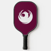 Flagge von Phoenix, Arizona Pickleball Schläger (Rückseite)