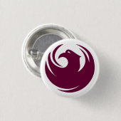 Flagge von Phoenix Stadt Arizona Button (Vorne & Hinten)