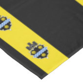 Flagge von Pitsburgh Tischdecke (Schrägansicht)