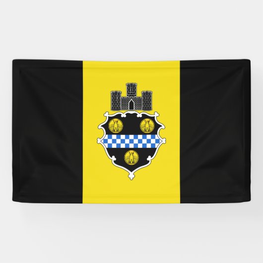 Flagge von Pittsburgh Pennsylvania Banner (Horizontal)
