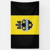 Flagge von Pittsburgh Pennsylvania Banner (Vertikal)