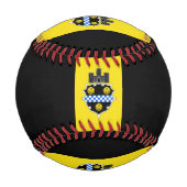 Flagge von Pittsburgh, Pennsylvania Baseball (Rückseite)