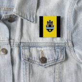 Flagge von Pittsburgh, Pennsylvania Button (Beispiel)