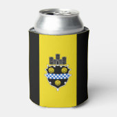 Flagge von Pittsburgh, Pennsylvania Can Cooler Dosenkühler (Kanne Vorderseite)