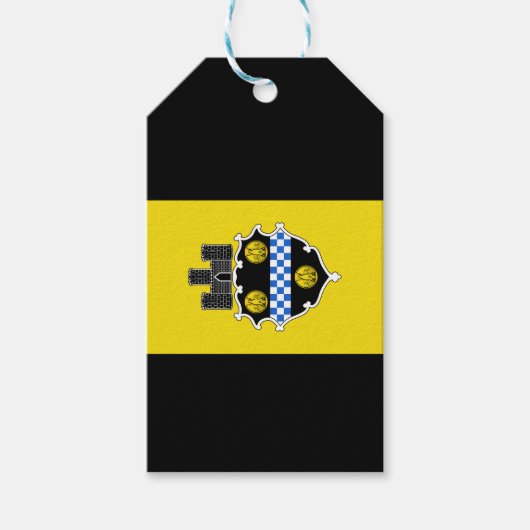 Flagge von Pittsburgh, Pennsylvania-Geschenketiket Geschenkanhänger (Vorderseite)