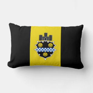 Flagge von Pittsburgh, Pennsylvania Lendenkissen
