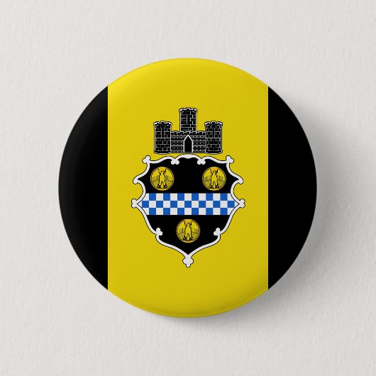 Flagge von Pittsburgh, Pinback-Button von Pennsylv Button (Vorderseite)