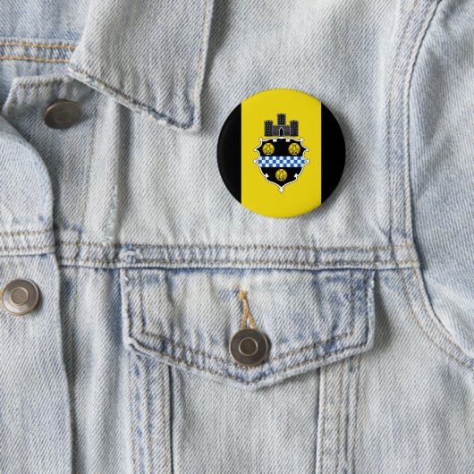 Flagge von Pittsburgh, Pinback-Button von Pennsylv Button (Beispiel)