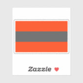 Flagge von Poás (Poas), Costa Rica Aufkleber (Blatt)