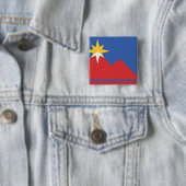 Flagge von Pocatello, Idaho Button (Beispiel)