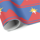 Flagge von Pocatello, Idaho Geschenkpapier (Rolleneckpunkt)