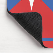 Flagge von Pocatello, Idaho Mousepad (Ecke)