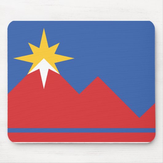 Flagge von Pocatello, Idaho Mousepad (Vorne)
