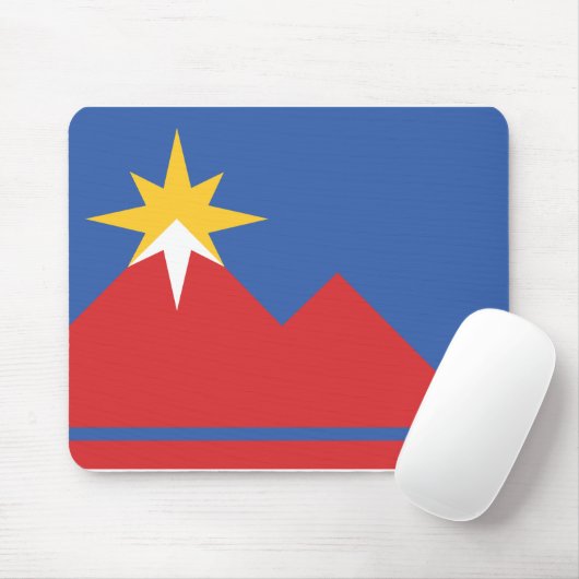 Flagge von Pocatello, Idaho Mousepad (Mit Mouse)