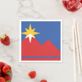 Flagge von Pocatello, Idaho Serviette (Beispiel)