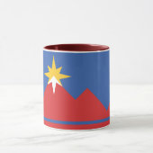 Flagge von Pocatello, Idaho Tasse (Zentrum)