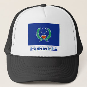 Flagge von Pohnpei, mit Namen Truckerkappe