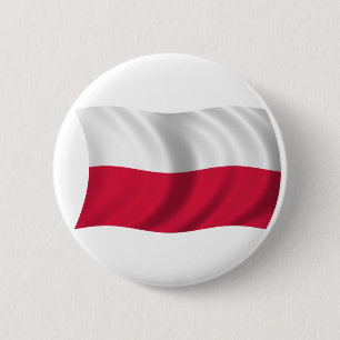 Flagge von Polen Button