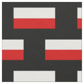 Flagge von Polen Stoff (Nahaufnahme)