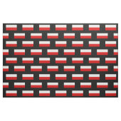 Flagge von Polen Stoff (Fat Quarter (45,7 x 55,9 cm))