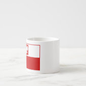 Flagge von Polen-Wappen Espresso-Tassen Espressotasse (Vorderseite)