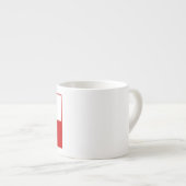 Flagge von Polen-Wappen Espresso-Tassen Espressotasse (Vorderseite Rechts)
