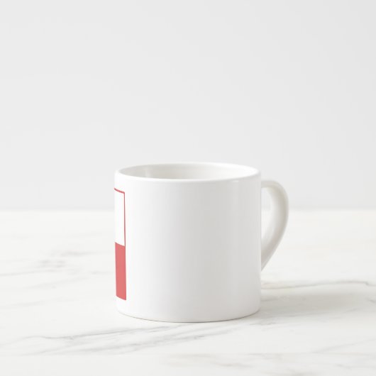 Flagge von Polen-Wappen Espresso-Tassen Espressotasse (Vorderseite Rechts)