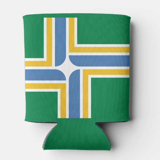Flagge von Portland, Oregon Can Cooler Dosenkühler (Rückseite)