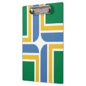 Flagge von Portland, Oregon Clipboard Klemmbrett (Links)