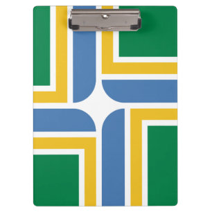 Flagge von Portland, Oregon Clipboard Klemmbrett