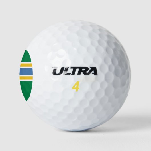 Flagge von Portland, Oregon Golf Balls Golfball (Logo)