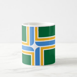 Flagge von Portland (Oregon) Kaffeetasse