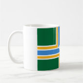 Flagge von Portland (Oregon) Kaffeetasse (Links)