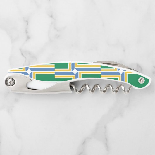 Flagge von Portland, Oregon Kellnermesser (Vorderseite)