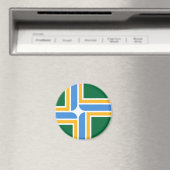 Flagge von Portland (Oregon) Magnet (In Situ (Geschirrspüler))