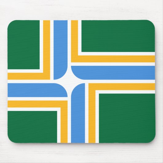 Flagge von Portland (Oregon) Mousepad (Vorne)