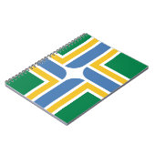 Flagge von Portland, Oregon-Notebook Notizblock (Linke Seite)