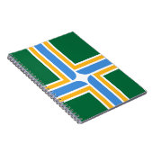 Flagge von Portland (Oregon) Notizblock (Rechte Seite)