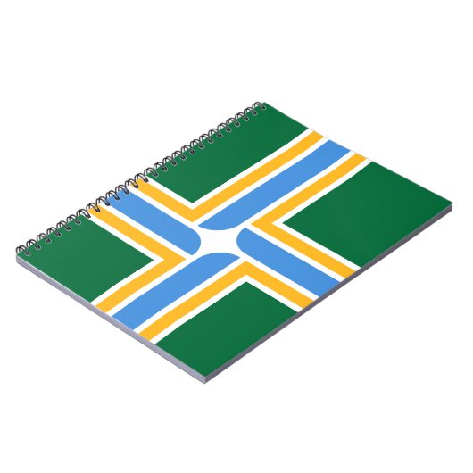 Flagge von Portland (Oregon) Notizblock (Linke Seite)